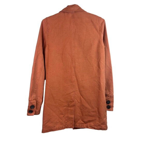 Zanerobe Rustic Orange Button Chore Jacket Button Coat Size S Mens - Picture 2 of 13